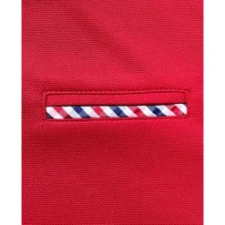 Best OUKU Men's Button Up Polos Polo Shirt Casual Sports Lapel Long Sleeve Fashion Basic Plain Patchwork Button Summer Regular Fit Black Red Navy Blue Button Up Polos