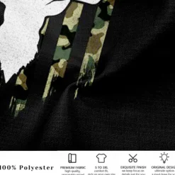 Sale OUKU Men's Camouflage Hunting Deer Shorts Summer Shorts Beach Shorts Mid Waist Streetwear Hawaiian Designer Casual Daily Holiday Drawstring Elastic Waist 3D Print Designer Clothing Apparel Black
