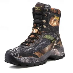 Hot OUKU Men's Camouflage Outdoor Hiking Boots – Waterproof, Durable, and Lightweight with Non-Slip Sole for Hunting and Trekking