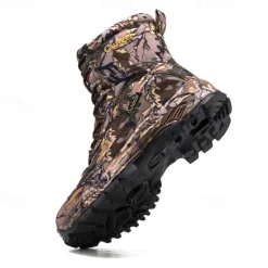 Hot OUKU Men's Camouflage Outdoor Hiking Boots – Waterproof, Durable, and Lightweight with Non-Slip Sole for Hunting and Trekking