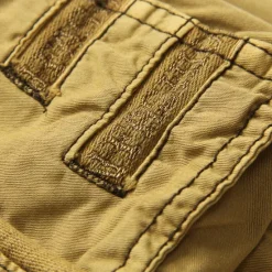 Sale OUKU Men's Capri Cargo Shorts Cargo Shorts Capri Pants Shorts Summer Shorts Multi Pocket Flap Pocket Plain Comfort Wearable Knee Length Outdoor Sport Daily Fashion Casual Army Green Red