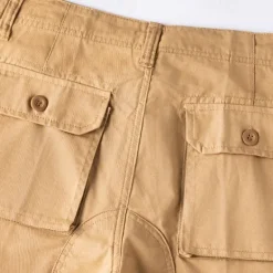 Clearance OUKU Men's Capri Cargo Shorts Cargo Shorts Capri Pants Shorts Summer Shorts Zipper Multiple Pockets Flap Pocket Plain Comfort Breathable Knee Length Outdoor Vacation Sporty Casual Red Khaki