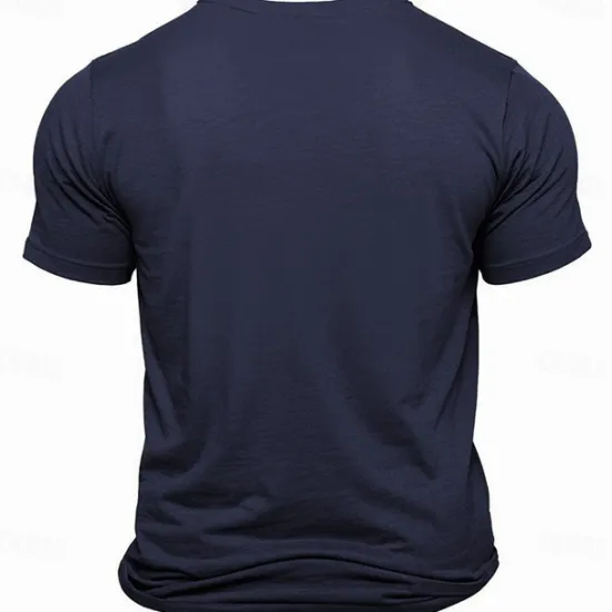 Hot OUKU Men's Car Letter Classic Old Man T Shirt Tee Top 100% Cotton Short Sleeve Graphic Shirt Black Dark Grey Army Green Comfortable Tee Street Sports Outdoor Fashion Designer Clothing