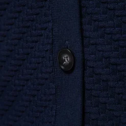 Outlet OUKU Men's Cardigan Sweater Cardigan Ribbed Knit Regular Tops Button Up Button-Down Solid Color V Neck Knitwear Fashion Work Causal Clothing Apparel Spring & Fall Navy Blue Beige S M L
