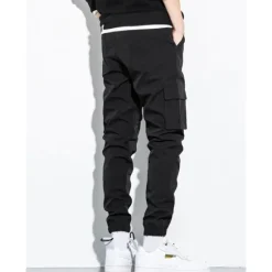 Online OUKU Men's Cargo Pants Cargo Trousers Flap Pocket Plain Comfort Breathable Outdoor Daily Going out Fashion Casual Black Army Green