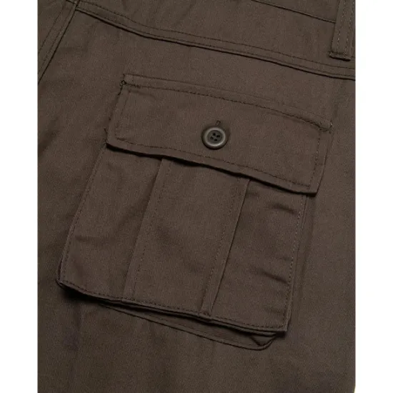 Discount OUKU Men's Cargo Pants Cargo Trousers Hiking Pants 8 Pocket Plain Comfort Breathable Outdoor Daily Going out Fashion Casual Gray Green Camouflage Black