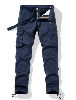 Outlet OUKU Men's Cargo Pants Cargo Trousers Work Pants Multi Pocket Graphic Sailboat Outdoor Full Length Outdoor Sports Outdoor Casual Sports Fashion Army Green Khaki Micro-elastic
