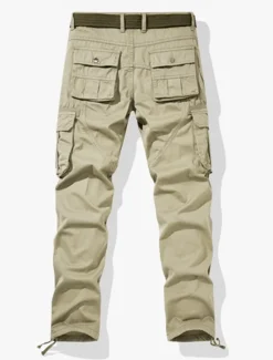 Outlet OUKU Men's Cargo Pants Cargo Trousers Work Pants Multi Pocket Graphic Sailboat Outdoor Full Length Outdoor Sports Outdoor Casual Sports Fashion Army Green Khaki Micro-elastic