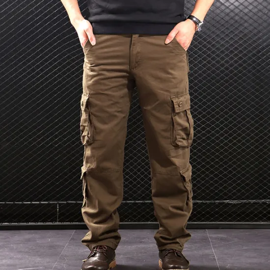 Clearance OUKU Men's Cargo Pants Cargo Trousers Hiking Pants Pocket Plain Comfort Breathable Outdoor Daily Going out Fashion Casual Camouflage Blue Camouflage Black