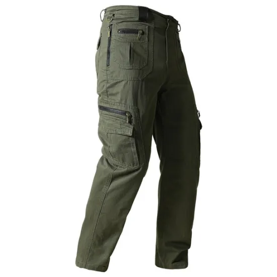 Clearance OUKU Men's Cargo Pants Cargo Trousers Tactical Pants Work Pants Zipper Pocket Multi Pocket Straight Leg Solid Color Outdoor Full Length Daily Stylish Black khaki