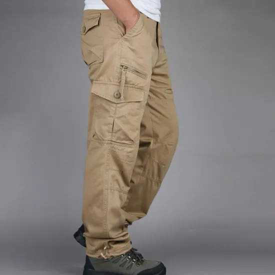 Outlet OUKU Men's Cargo Pants Cargo Trousers Hiking Pants Pocket Plain Comfort Breathable Outdoor Daily Going out Fashion Casual Army Yellow Black