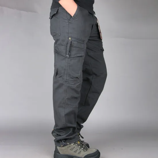 Outlet OUKU Men's Cargo Pants Cargo Trousers Hiking Pants Pocket Plain Comfort Breathable Outdoor Daily Going out Fashion Casual Army Yellow Black