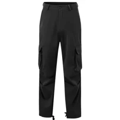 Sale OUKU Men's Cargo Pants Cargo Trousers Trousers Flap Pocket Plain Comfort Breathable Outdoor Daily Streetwear Casual Light Khaki Black