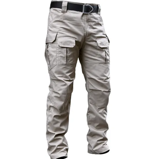 Clearance OUKU Men's Cargo Pants Cargo Trousers Tactical Pants Tactical Work Pants Multi Pocket Flap Pocket Solid Color Camouflage Waterproof Sports Outdoor Hiking Casual Military Gray Green Dark night camouflage