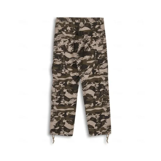 Discount OUKU Men's Cargo Pants Cargo Trousers Pocket Plain Comfort Breathable Outdoor Daily Going out Fashion Casual Gray Green Yellow camouflage