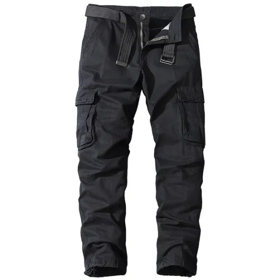 Best OUKU Men's Cargo Pants Cargo Trousers Work Pants 6 Pocket Solid Color Ripstop Breathable Weekend Streetwear Classic Casual Black Army Green