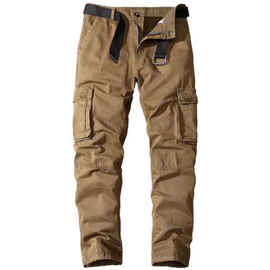Best OUKU Men's Cargo Pants Cargo Trousers Work Pants 6 Pocket Solid Color Ripstop Breathable Weekend Streetwear Classic Casual Black Army Green