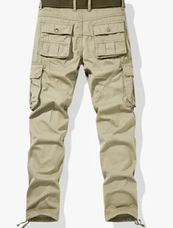 Discount OUKU Men's Cargo Pants Cargo Trousers Work Pants Multi Pocket Graphic Scratches Outdoor Full Length Outdoor Sports Outdoor Casual Sports Fashion Yellow Army Green Micro-elastic