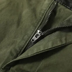 OUKU Men's Cargo Pants Cargo Trousers Patchwork Buttons Drawstring Camo Camouflage Wearable Outdoor Daily Camping & Hiking Fashion Classic Black Army Green
