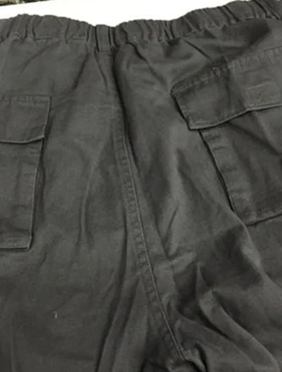 OUKU Men's Cargo Pants Cargo Trousers Combat Trousers Pocket Plain Comfort Breathable Outdoor Daily Going out Casual Big and Tall Black Green