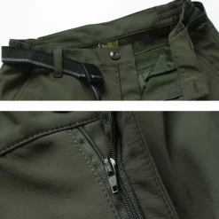 OUKU Men's Cargo Pants Cargo Trousers Combat Trousers Winter Pants Pocket Plain Comfort Breathable Outdoor Daily Going out Fashion Casual Black Army Green