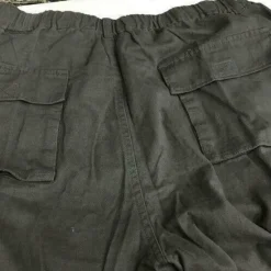 Sale OUKU Men's Cargo Pants Cargo Trousers Combat Trousers Pocket Plain Comfort Soft Outdoor Daily Going out Casual Big and Tall Black Green