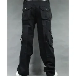 OUKU Men's Cargo Pants Cargo Trousers Combat Trousers Work Pants Pocket Plain Comfort Breathable Outdoor Daily Going out Fashion Casual Black Green
