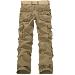 Clearance OUKU Men's Cargo Pants Cargo Trousers Combat Trousers Hiking Pants Pocket Plain Comfort Breathable Outdoor Daily Going out Fashion Casual Black Army Green