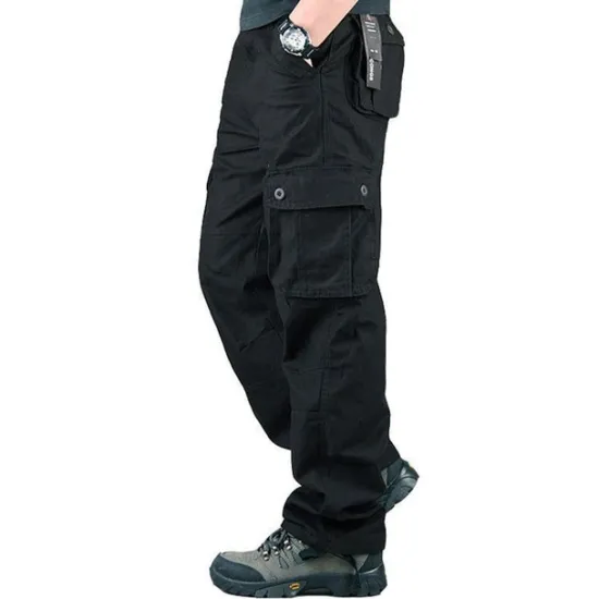 OUKU Men's Cargo Pants Cargo Trousers Hiking Pants 6 Pocket Plain Comfort Breathable Outdoor Daily Going out Fashion Casual Gray Green Army Yellow Micro-elastic