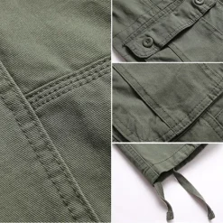 OUKU Men's Cargo Pants Cargo Trousers Hiking Pants 6 Pocket Plain Comfort Breathable Outdoor Daily Going out Fashion Casual Gray Green Army Yellow Micro-elastic
