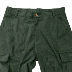Sale OUKU Men's Cargo Pants Corduroy Pants Trousers Baggy Pants Casual Pants Elastic Waist Multi Pocket Straight Leg Plain Comfort Soft Full Length Outdoor Casual Daily Fashion Streetwear Black Blue