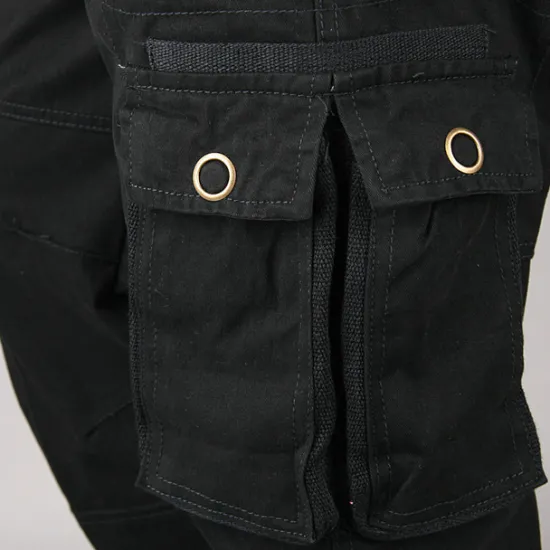 OUKU Men's Cargo Pants Hiking Pants Trousers Work Pants Military Outdoor Ripstop Breathable Quick Dry Multi Pockets Bottoms 6 Pockets Black Green Cotton Hunting Fishing Climbing 30 32 34 36 38