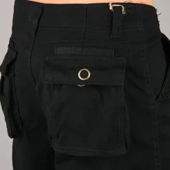 OUKU Men's Cargo Pants Hiking Pants Trousers Work Pants Military Outdoor Ripstop Breathable Quick Dry Multi Pockets Bottoms 6 Pockets Black Green Cotton Hunting Fishing Climbing 30 32 34 36 38