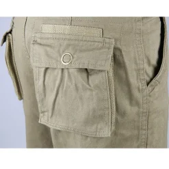 OUKU Men's Cargo Pants Hiking Pants Trousers Work Pants Military Outdoor Ripstop Breathable Quick Dry Multi Pockets Bottoms 6 Pockets Black Green Cotton Hunting Fishing Climbing 30 32 34 36 38