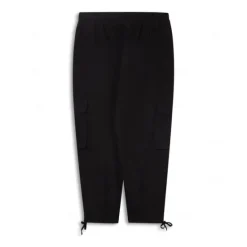 Outlet OUKU Men's Cargo Pants Linen Pants Summer Pants Beach Pants Drawstring Elastic Waist Plain Comfort Breathable Casual Daily Holiday Fashion Classic Style Black White