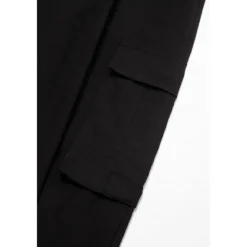 Outlet OUKU Men's Cargo Pants Linen Pants Summer Pants Beach Pants Drawstring Elastic Waist Plain Comfort Breathable Casual Daily Holiday Fashion Classic Style Black White