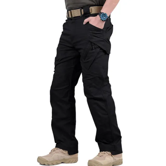 Best OUKU Men's Cargo Pants Tactical Pants Pocket Plain Waterproof Comfort Outdoor Daily Going out Fashion Casual Black Army Green