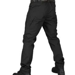 OUKU Men's Cargo Pants Tactical Pants Trousers Multi Pocket Plain Wearable Outdoor Casual Daily Cotton Blend Sports Fashion Black Army Green