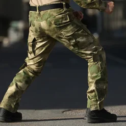 Sale OUKU Men's Cargo Pants Tactical Pants Trousers Hiking Pants Buttons Multi Pocket Camo Plain Wearable Outdoor Daily Camping & Hiking Fashion Classic Black Army Green