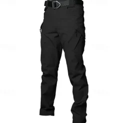 OUKU Men's Cargo Pants Tactical Pants Trousers Hiking Pants Buttons Multi Pocket Plain Wearable Outdoor Daily Camping & Hiking Fashion Classic Gray Green Black