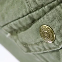 Discount OUKU Men's Cargo Pants Tactical Pants Trousers Buttons Multi Pocket Plain Wearable Outdoor Daily Camping & Hiking Fashion Classic ArmyGreen Grass Green