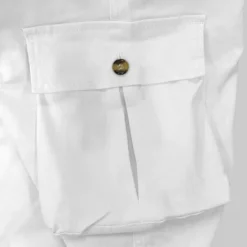 Hot OUKU Men's Cargo Pants Trousers Chinos Casual Pants Zipper Cargo Pocket Plain Comfort Breathable Full Length Casual Daily Holiday Fashion Basic Black White Micro-elastic