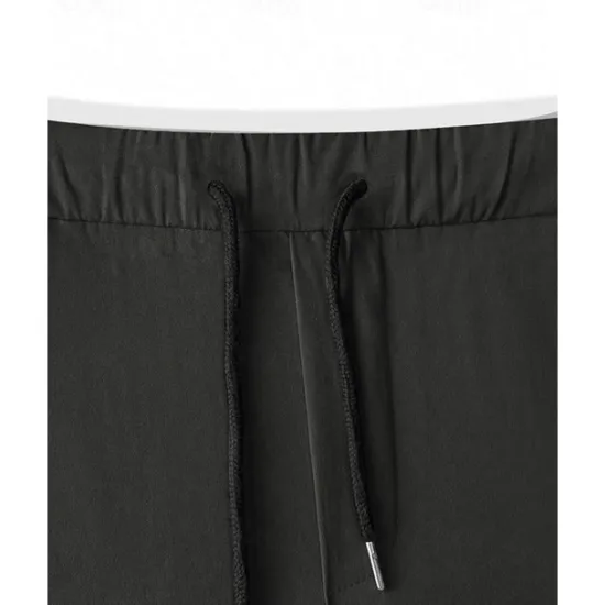 Clearance OUKU Men's Cargo Pants Trousers Drawstring Elastic Waist Multi Pocket Plain Wearable Outdoor Daily Camping & Hiking Fashion Classic Black Army Green