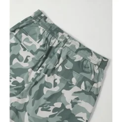 OUKU Men's Cargo Pants Trousers Elastic Waist Multi Pocket Camouflage Wearable Outdoor Daily Camping & Hiking Fashion Classic Green