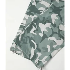 OUKU Men's Cargo Pants Trousers Elastic Waist Multi Pocket Camouflage Wearable Outdoor Daily Camping & Hiking Fashion Classic Green