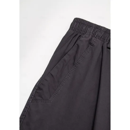 Outlet OUKU Men's Cargo Pants Trousers Casual Pants Pocket Straight Leg Solid Color Comfort Warm Daily Holiday Going out Sports Fashion Black Yellow Micro-elastic