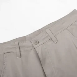 OUKU Men's Cargo Pants Trousers Buttons Multi Pocket Plain Quick Dry Moisture Wicking Full Length Outdoor Daily Camping & Hiking Fashion Classic Black Army Green