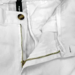 Best OUKU Men's Cargo Pants Trousers Casual Pants Zipper Pocket Plain Comfort Breathable Full Length Casual Daily Holiday Fashion Streetwear Black White Micro-elastic