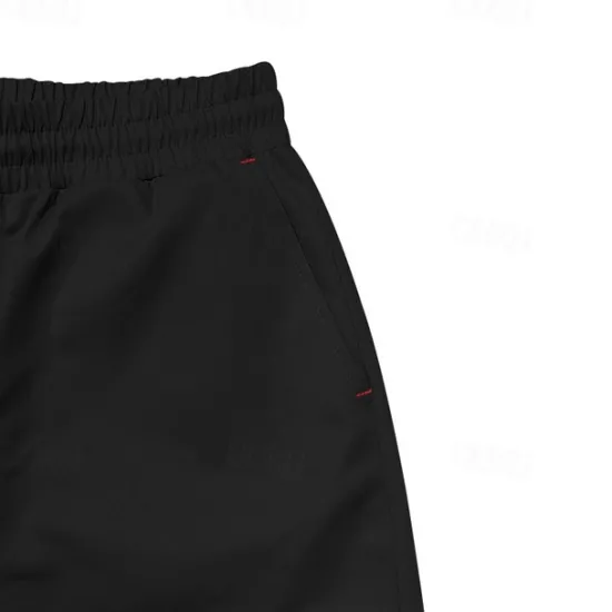 Sale OUKU Men's Cargo Pants Trousers Drawstring Elastic Waist Multi Pocket Plain Wearable Outdoor Daily Camping & Hiking Fashion Classic ArmyGreen Black