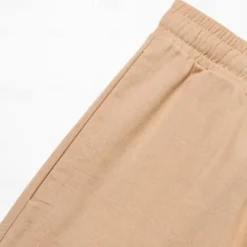 New OUKU Men's Cargo Pants Trousers Summer Pants Beach Pants Drawstring Multi Pocket Straight Leg Plain Comfort Breathable Outdoor Daily Going out Fashion Casual Black White